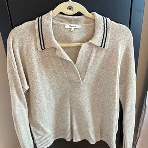 Madewell collared neck sweater